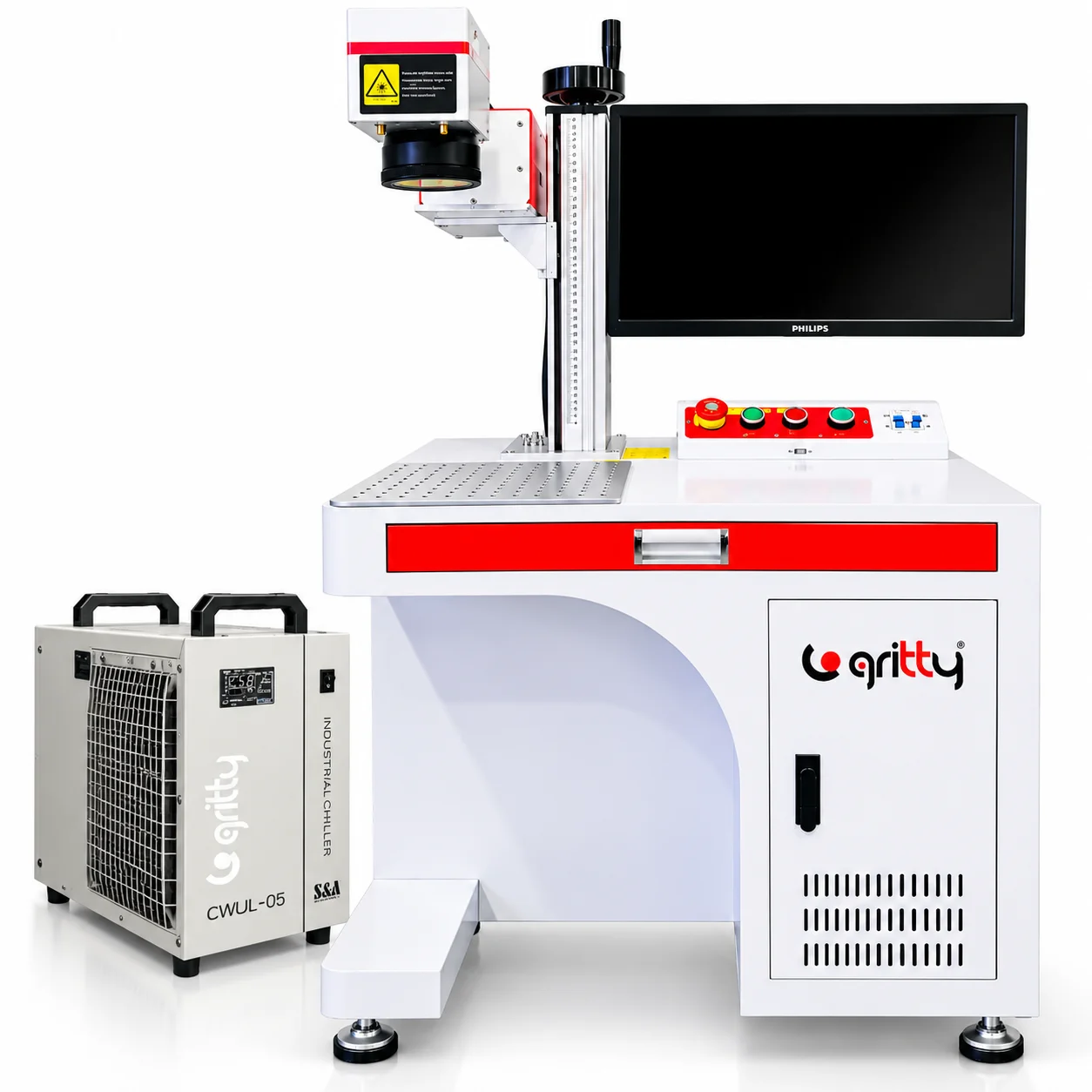 Fiber Lazer Kristal Makinesi Gritty 3D