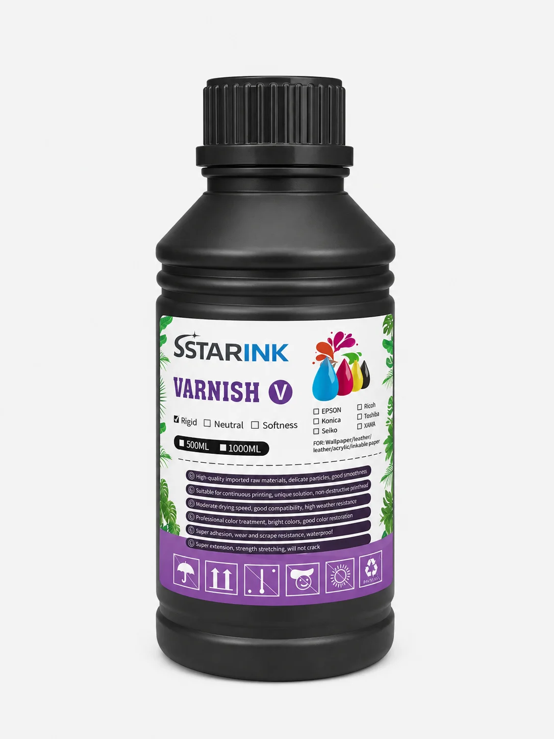 Staring UV Sert Mürekkep Vernik (Varnish) 500 ml