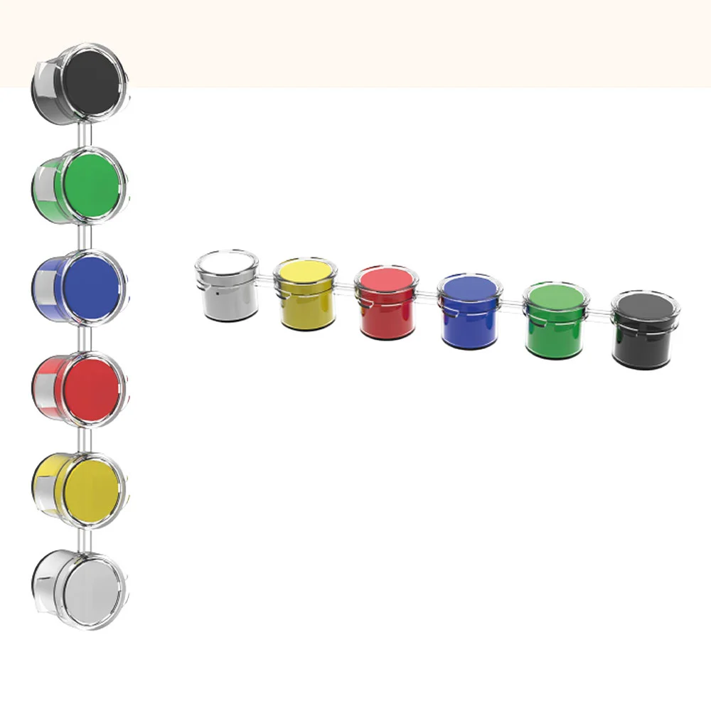 4 ml 6 Renkli Guaj Boyası
